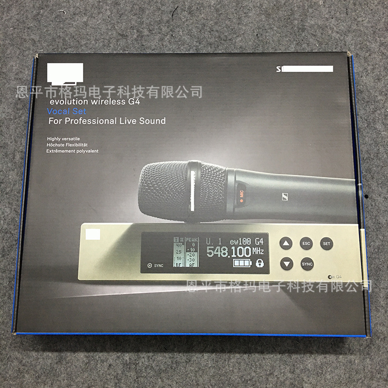 Cross-Border Exclusive Supply Ew100G4 One-To-One True Diversity Wireless Microphone Wireless Mic Export Ready Stock