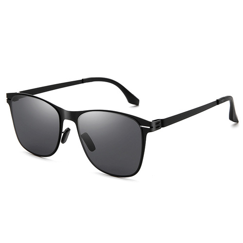New aviation steel high-definition nylon sunglasses men's lightweight stainless steel elastic driver's driving sunglasses