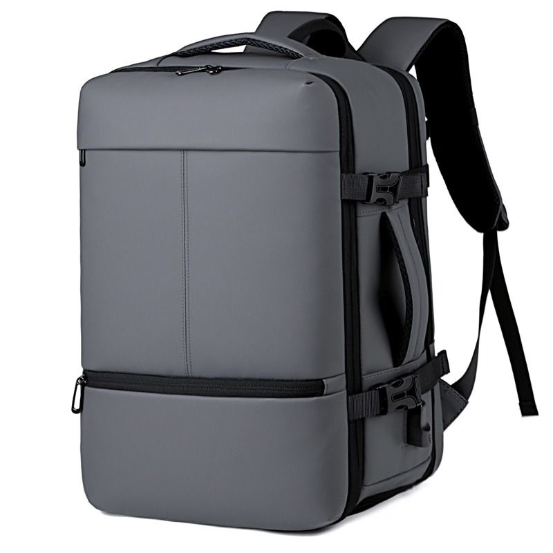 Cross-Border Wholesale Backpacks, High-End Business Computer Bags, Large-Capacity Expandable Backpacks with Shoe Compartment, Travel and Business Travel Bags