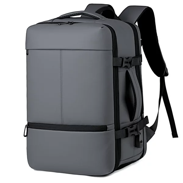 Cross-Border Wholesale Backpacks, High-End Business Computer Bags, Large-Capacity Expandable Backpacks with Shoe Compartment, Travel and Business Travel Bags