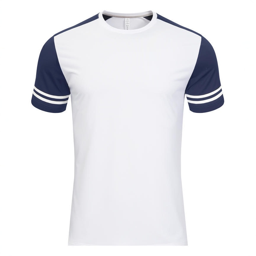 Camiseta de moda de verano de manga corta de hielo delgada camiseta de cuello redondo elástica secado rápido acondicionamiento físico top