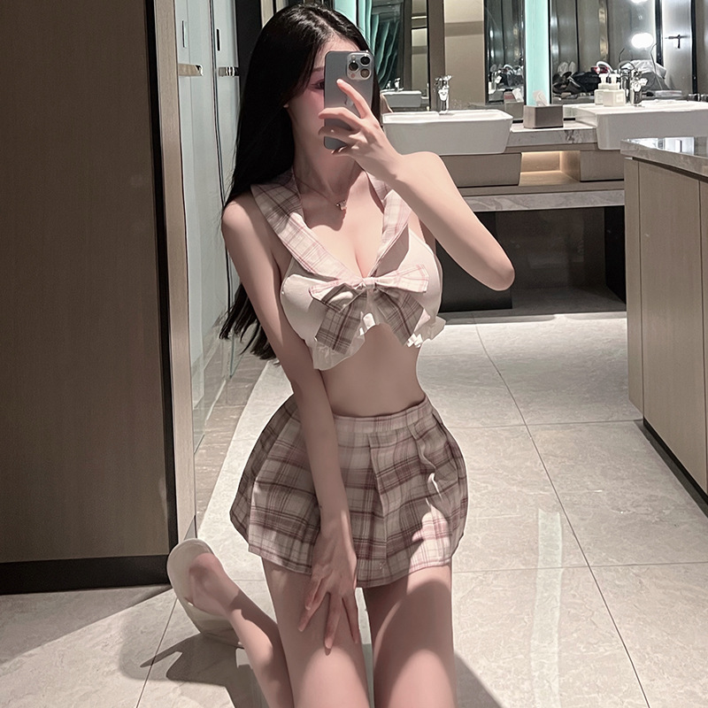 Sexy lingerie clothing uniform wholesale pajamas women's passion sexy women's temptation pure desire to plus size maid