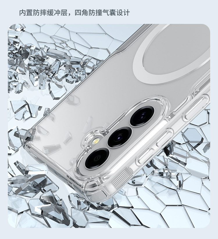 Ốp lưng từ tính NILLKIN cho Samsung Galaxy A57 5G trong suốt chống rơi — True Color PRO Samsung A57 5G Trắng, Ốp lưng từ tính True Color PRO cho Samsung A57 5G - Trắng chi tiết 7