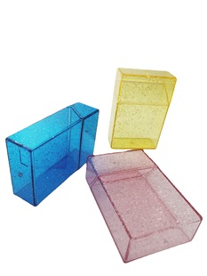 Snowflake Manual Cigarette Case 20 Pack Lightweight Male and Female Personalized Cigarette Case Creative Set Whole Pack Transparent Plastic Cigarette Case