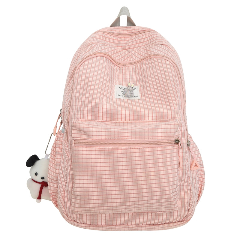 Nueva Mochila De estudiante masculino y femenino simple Estudiante universitario mochila de estudiante de escuela intermedia y secundaria Mochila de tela Oxford de gran capacidad