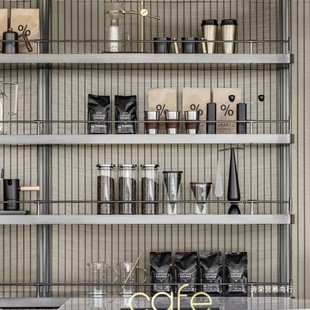 Sales Office Model Room Kitchen Dining Room Cabinet Coffee Theme Bar Storage Jar Coffee Cup Bean Soft Decoration Ornaments