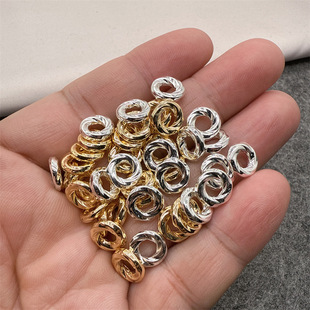 diy�Ʒ����14K��ɫ��Ƭ�����黨Ȧ����Ť���AȦ����|Ƭ���b��