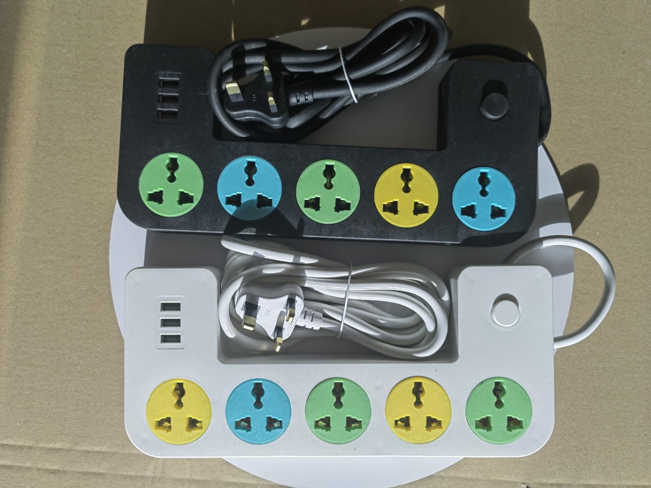 Regleta de Enchufes para Comercio Transfronterizo, Regleta de Enchufes Múltiples al por Mayor, Cable de Extensión con Múltiples Tomas de Corriente, Adaptador de Regleta de Enchufes USB