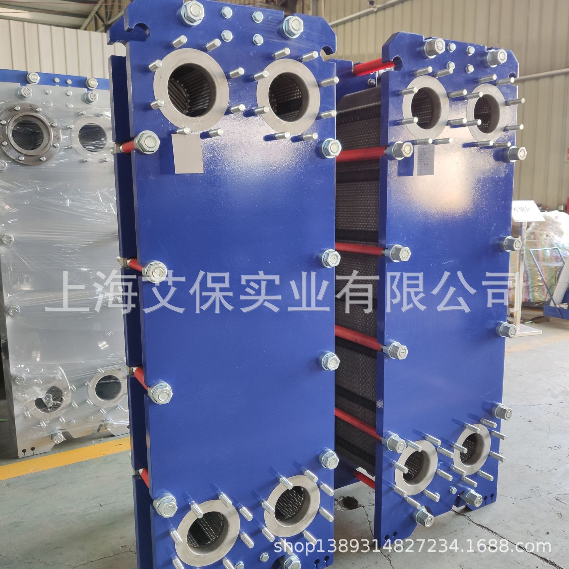 上海艾保304不锈钢板式换热器板片 三元乙丙EPDM丁腈橡胶NBR胶垫