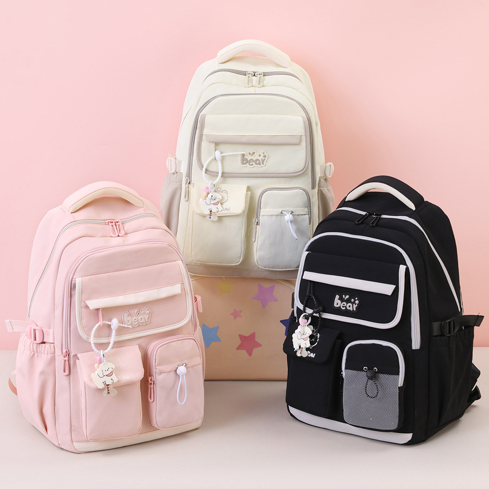 2026 nueva mochila de estudiantes transfronterizos, mochila de estudiantes de secundaria, mochila de estudiantes de secundaria, mochila adolescente de secundaria