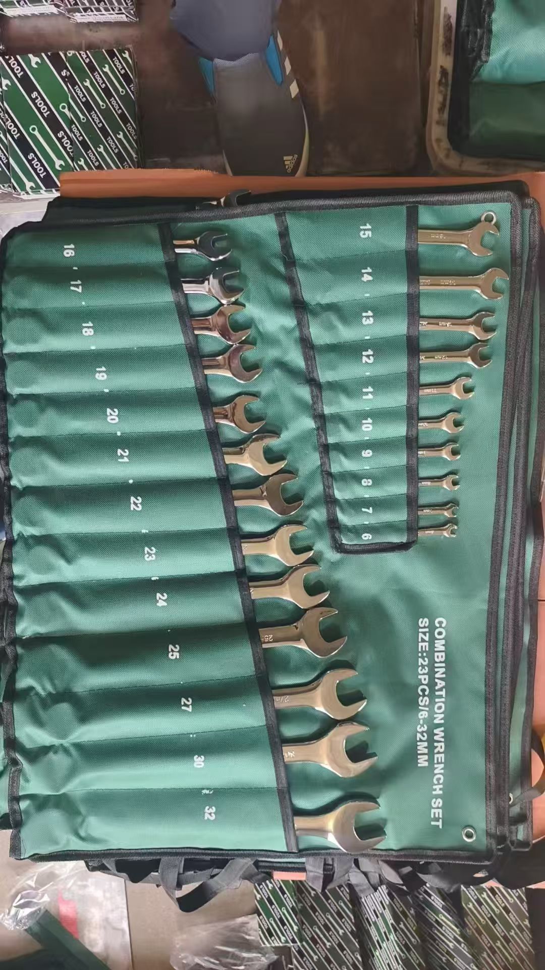 Juego de llaves combinadas de 23 piezas