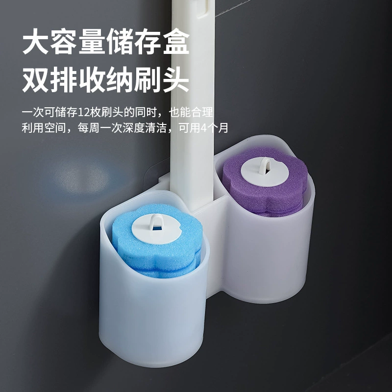 Одноразовая туалетная щетка заменяемая головка туалетная щетка сменная головка туалетная щетка туалетная щетка с основанием унитаза