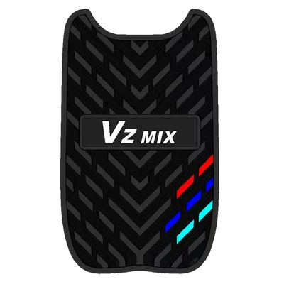 Suitable for No. 9 VZMIX rubber foot pad No. 9 electric car pedal waterproof non-slip wear-resistant rubber foot pad (Electric vehicle foot mat) - black-three-poles