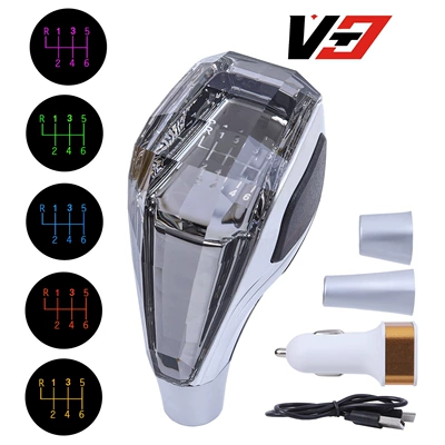 Gear Shift Knob for Toyota | Cab and accessories - gray-crystal-luminous-r123456