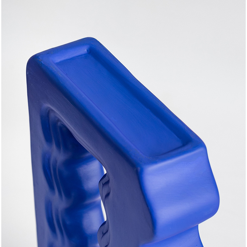 Arte nórdico creativo Memphis jarrón hogar simple decoración suave modelo sala de entrada escritorio decoración geométrica flor