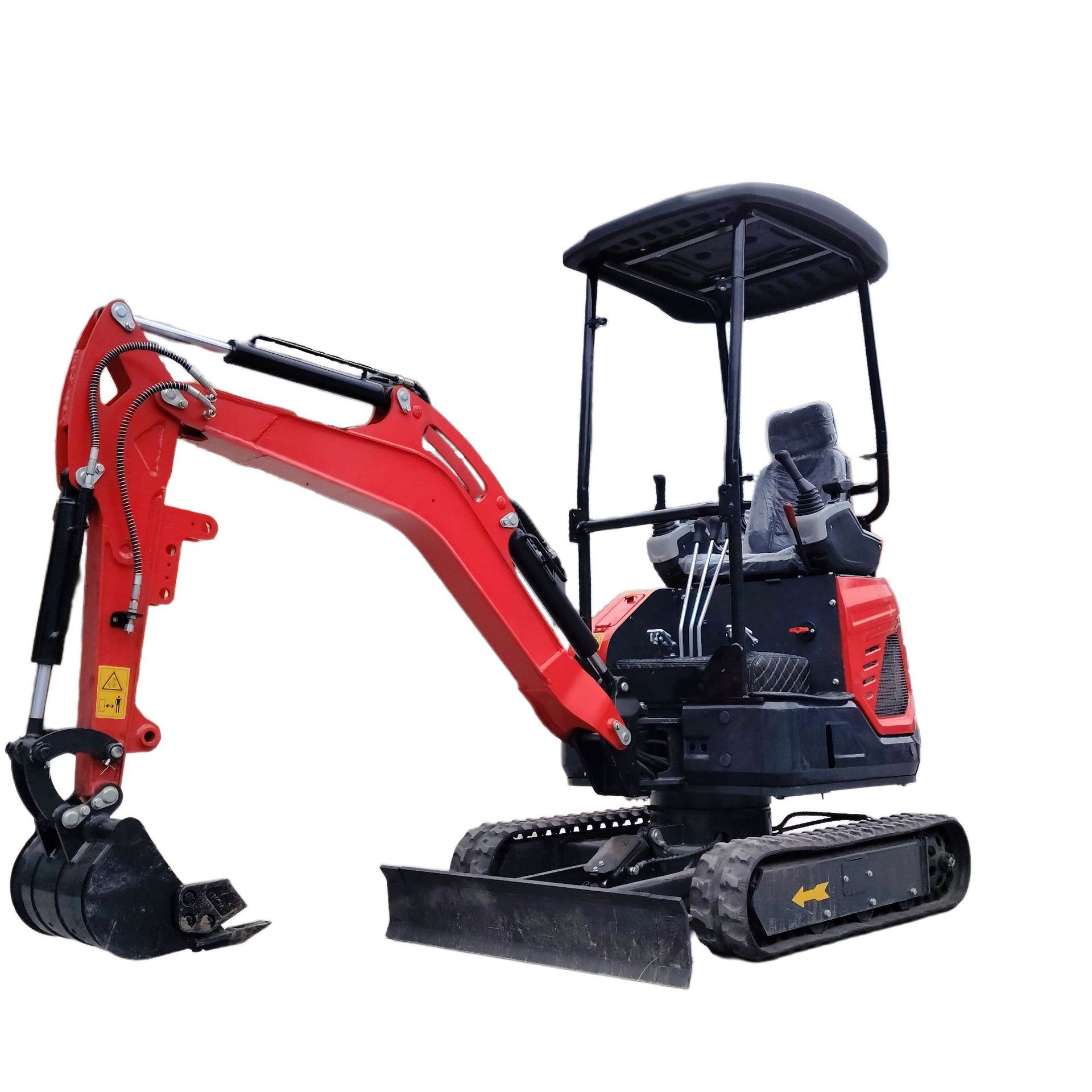 Excavadora de demolición de ingeniería, microexcavadora agrícola, gancho de ingeniería, excavadora pequeña de 1.8 toneladas