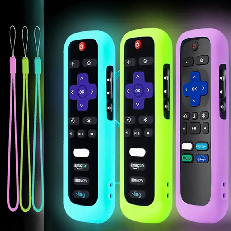 Применимый пульт Tclroku Roku 280, силиконовый клей светящийся защитный чехол, набор пульта дистанционного управления, универсальный набор для хранения