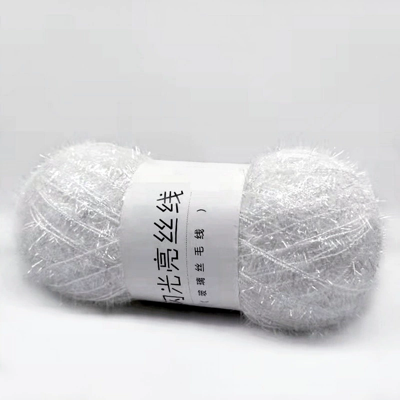 Стеклянная шелковая нить, handmade мерцание, 50 г (≈100 м) — упакованный односторонний пряжа
