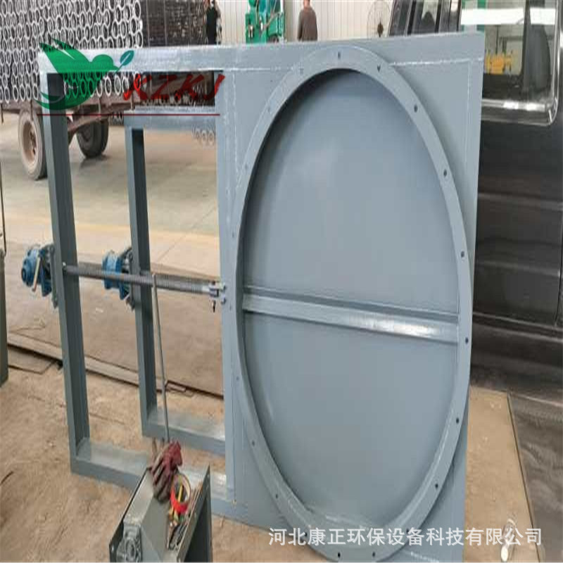 高温304不锈钢闸板阀除尘器集尘灰斗插板阀800型水渠电动平板闸门