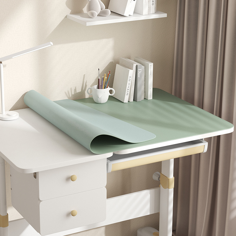 Eco-friendly Eye Protection Primary School Students' Desk Mat Children's Study Desk Special Writing Desk Tablecloth Solid Color Office Desktop Mat