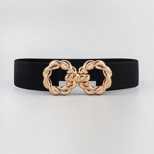 Autumn and winter new coat belt accessories elastic fashion elastic girdle versatile dress belt women's wide girdle