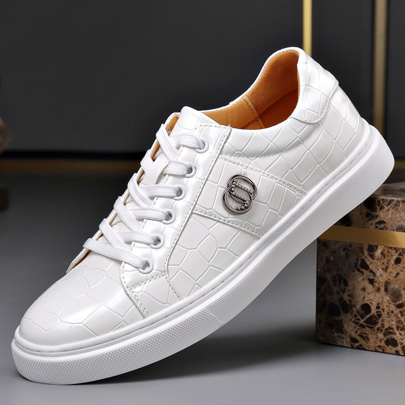 2025 Spring New Style Board Shoes Men's Shoes Cross-border plus size Fashion All-match Casual Shoes Sports Running Thick Sole Trendy Shoes