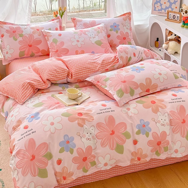 Cubierta de edredón de algodón para niños de una sola pieza 120x150x200cm Niños de jardín de infantes Coche de algodón funda de edredón para un solo niño