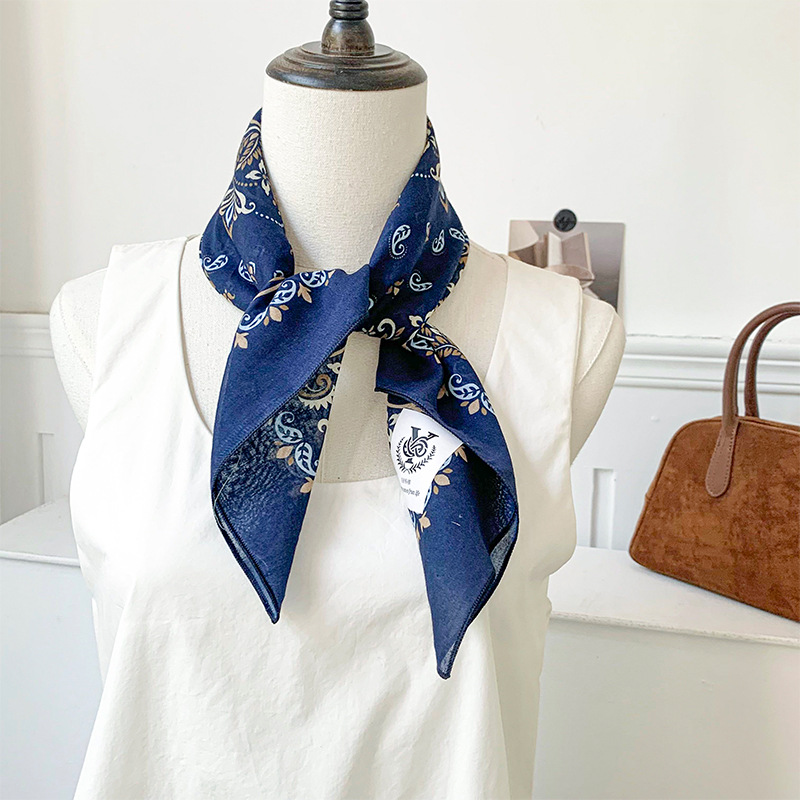 70*70 algodón suave y lino agradable para la piel transpirable 100% algodón protector del cuello bufanda cuadrada pañuelo todo fósforo nuevo bufanda bufanda de seda mujer