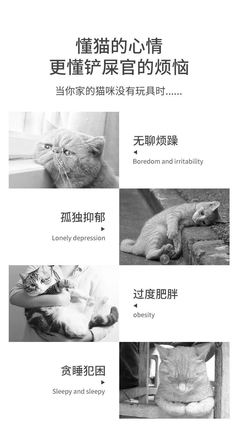 三合一逗猫玩具