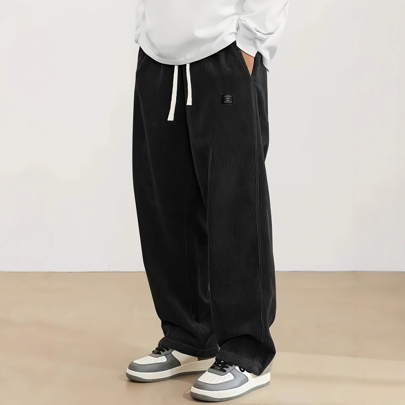 Cross-Border Foreign Trade European and American Style Men's Casual Jogging Sports Pants Men's Corduroy Pants Cross-Border Foreign Trade European and American Style Men's Casual Jogging Sports Pants Men's Corduroy Pants