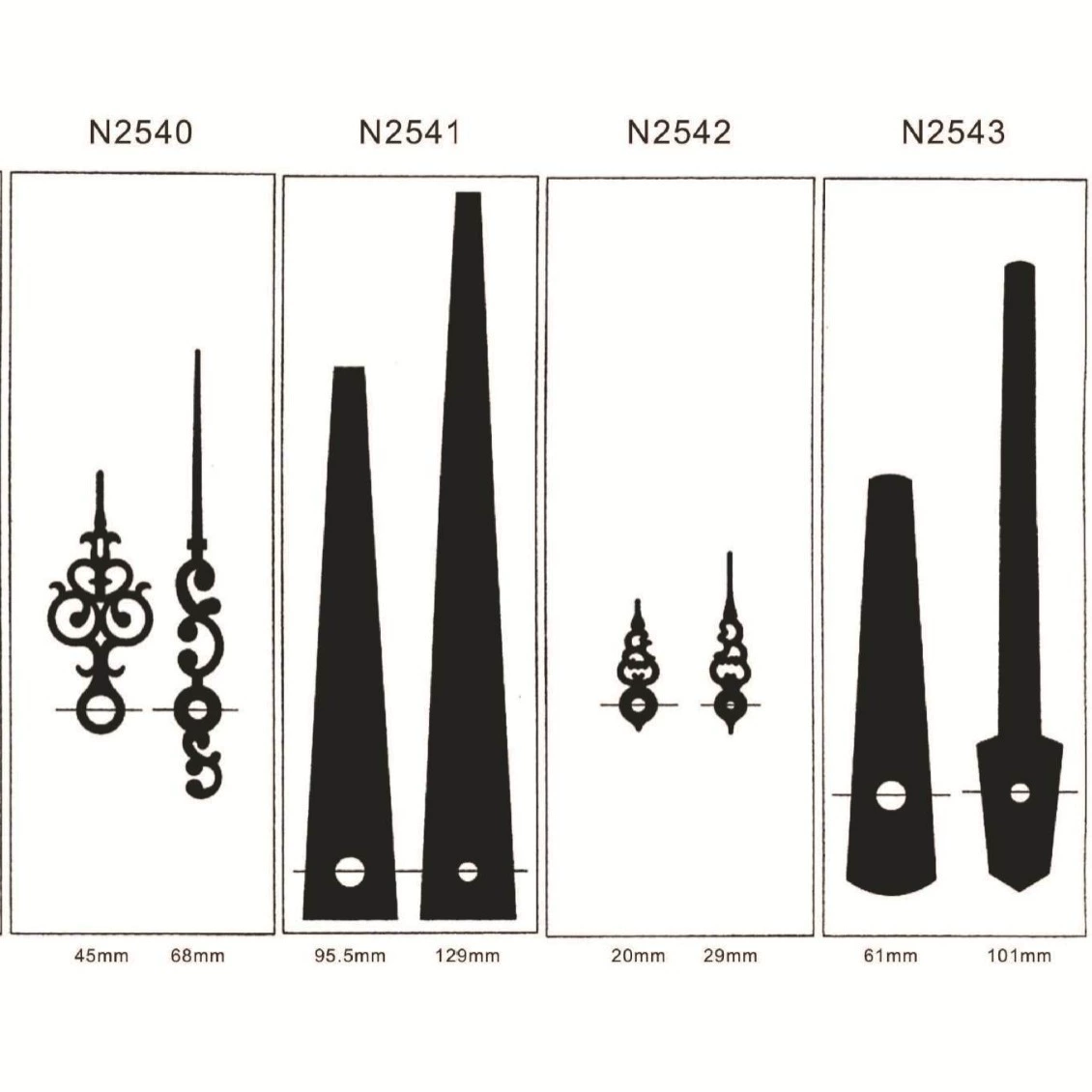 Hongkang кварцевые часы указатель часов Чистые медные часы