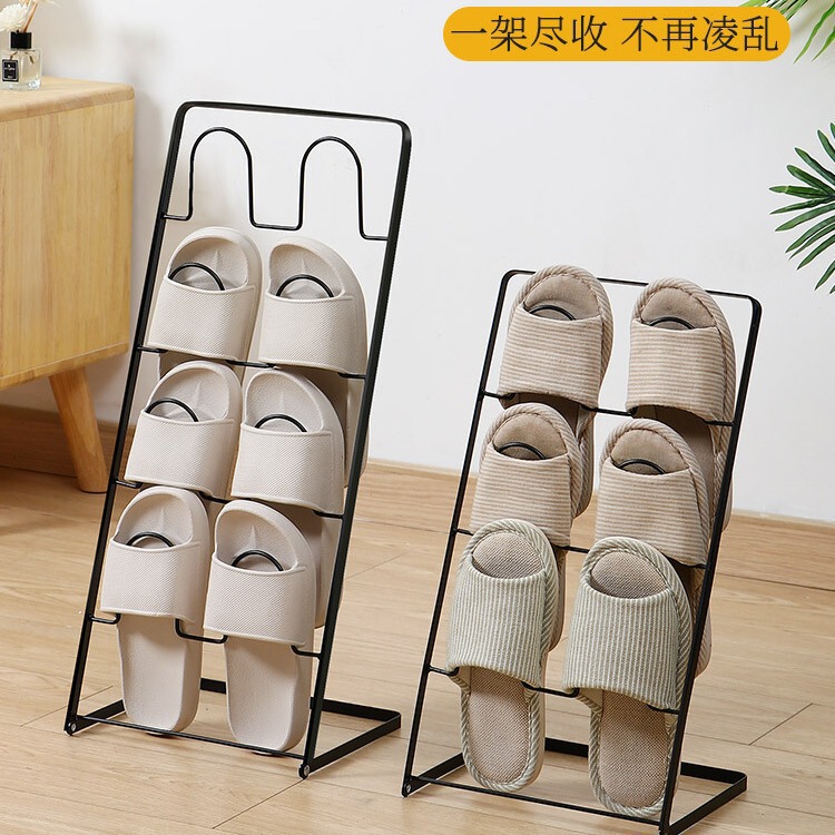 Factory Iron Simple Shoe Rack Household Bathroom Draining Multi-Layer Slaver Space Saving Shoe Storage Rack