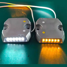 厂供应隧道铸铝有源道钉 隧道诱导灯有源突起路标 铸铝道钉