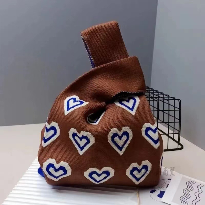 INS nuevo bolso de mujer bolso de mano bolso de punto bolso de gran capacidad bolso de hombro bolso de cubo