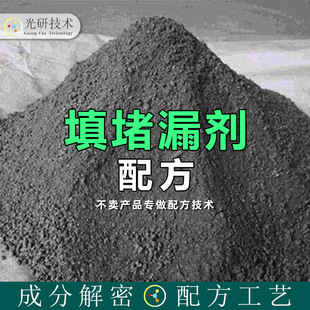 Inorganic Leak-Stopping Material, Retardant Formula, Hydrolyzed Polyacrylate of Potassium Salt of Polyacrylonitrile, Injection Component Analysis