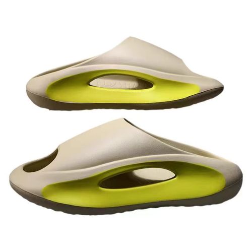 Summer painted EVA slipper men's outdoor trendy soft-soled beach coconut sandals for men