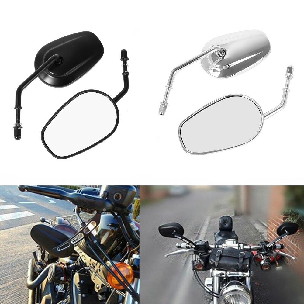 Cross-border motorcycle Harley rearview mirror all aluminum 883 Harley rearview mirror retro rearview mirror modified rearview mirror