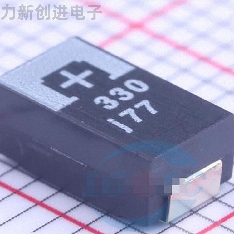 6TPE330MIL描述330uF(337) ±20% 6.3V 钽电容