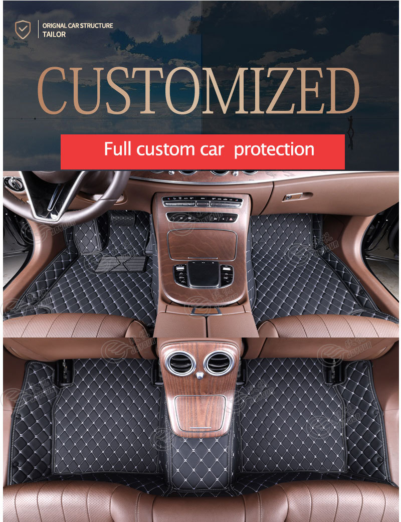 Cross-Border Full-Coverage Car Floor Mats, Left-Hand Drive Car Floor Mats, Factory Source for Custom Car-Specific Floor Mats