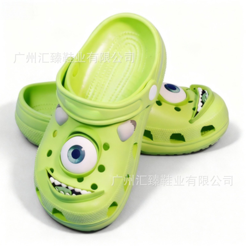 Personaje clásico de la casa de tarjetas de estrellas de niños zapatos antideslizantes sandalias zapatillas de playa para niños al por mayor