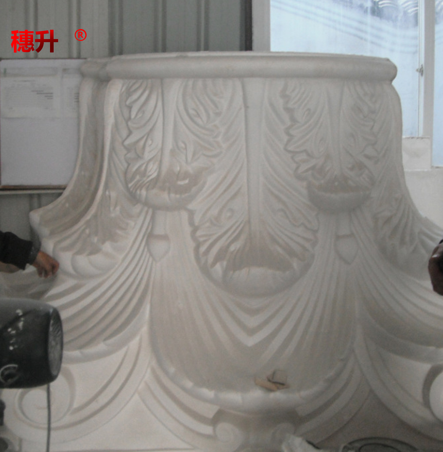 供应石膏线 罗马柱(图)圆柱欧式欧式风石材轻质高强