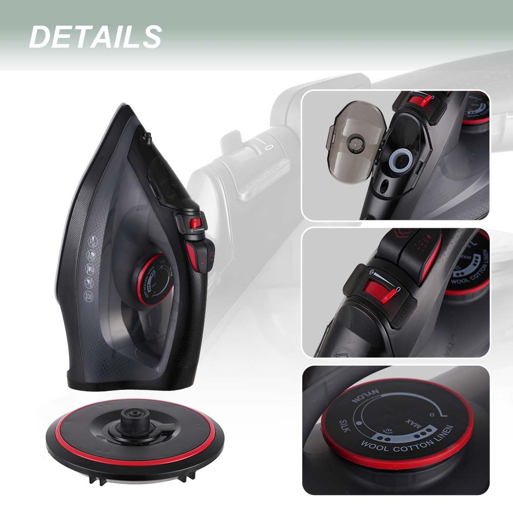 Winningstar Suela de cerámica doméstica transfronteriza plancha de vapor en seco plancha eléctrica antigoteo de vapor explosivo