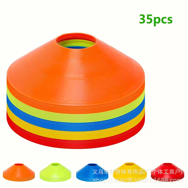 Factory direct cross-border fixed adjustment children's logo disc pace training speed ladder football training equipment