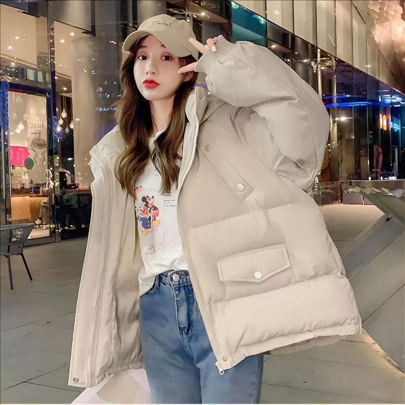 2025年新款加厚面包服短款羽绒棉衣棉服女韩版宽松秋冬季外套棉袄