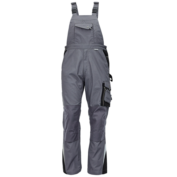 工装背带裤男工作服连体背带机修劳保服直筒吊带裤