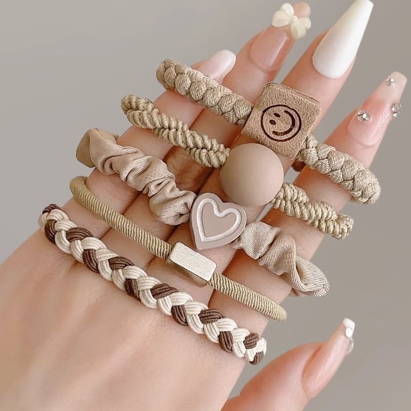 Coleteros, gomas para el pelo para niñas, alta elasticidad y durabilidad, para atar el cabello, nuevos accesorios para el cabello elegantes 2025