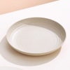 Japanese fruit dinner plate home use, tableware for elementary school students, 23cm