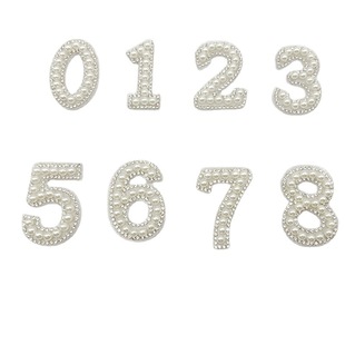 Cross-border Digital Pearl Rhinestone Sticker DIY Pearl Self-adhesive Diamond Sticker No-proof Cloth Digital Hot Drilling Pattern Diamond Sticker