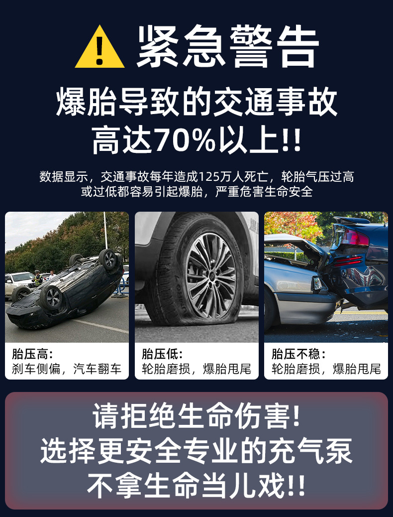 2025 new car inflator digital display cross-border wireless inflator car tire inflator factory direct supply