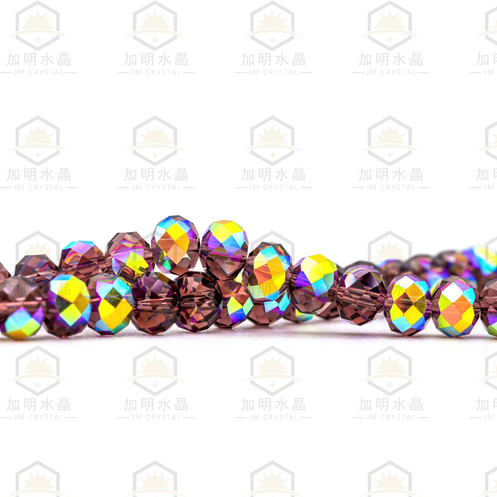2 / 3 / 4 / 6 / 8 / 10MM imitación de Swarovski K9 buca austriaca ábaco de perforación de cristal de cristal